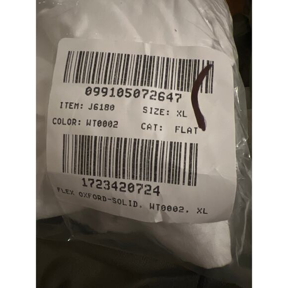 J. Crew Flex Oxford Solid Button Down Shirt size XL - Picture 9 of 9